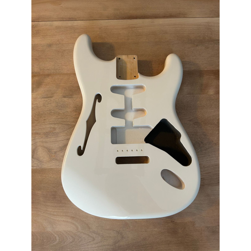 ST Semi-Hollow Body with F-Hole Guitar Body